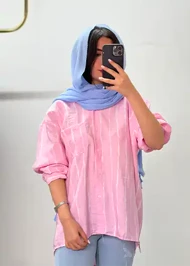 شومیز راه راه کد 4053