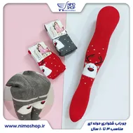 جوراب شلواری حوله ای مدل گوزن