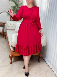 پیراهن چین‌دار یلدایی 2466