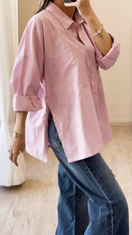 شومیز کاربردی چاک‌دار