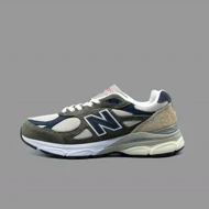 نیوبالانس990 طوسی آبی زیتونی New Balance 990 Grey Blue Olive