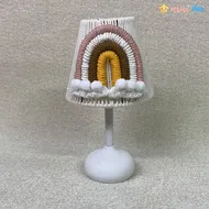 آباژور مکرومه اتاق کودک مدل رنگین کمان 01
