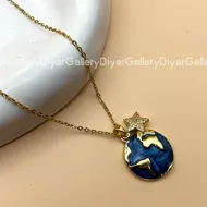 گردنبند مدل کره زمین