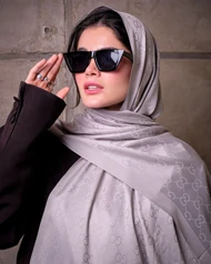 شال ابریشم ژاکارد گوچی