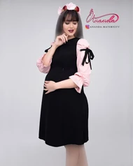 پیراهن بارداری کرپ شاینا