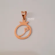 آویز طرح انار و عشق لیزری-کد 263