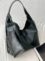 کیف شرانگ قمر 21019 (مشکی چرم)