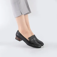 کفش کالج طبی زنانه و دخترانه رنگ مشکی کد M707