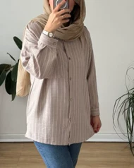 شومیز مانتویی پرین