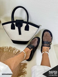 ست کیف تیام و اسلیپر تک سگک توری لومانا