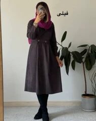 پیراهن مانتویی پاییزه ترنج