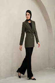 کت جلو بسته 6دکمه