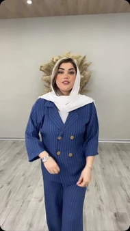 شومیز و شلوار شانتون