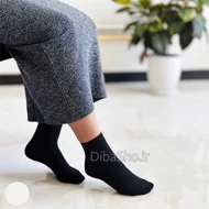 جوراب زنانه نیم ساق ساده
