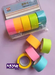 پک چسب کاغذی رنگی