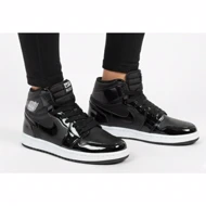 جردن ساق‌دار مشکی ورنی زیره سفید