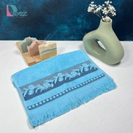حوله دستی توسان رنگ فیروزه ای