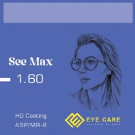 عدسی طبی سی مکس See Max 1.60 ASP/HD Coating/ABBE:42