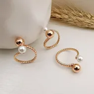 انگشتر مرواریدی و گوی برند ژوپینگ