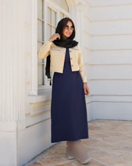 ست دو تیکه کت دامن زنانه مدل المیرا کد 756 (اصالت ضمانت)