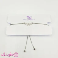 دستبند زنانه YSX آسانسوری مدل بال نقره ای رنگ ظریف کد 1991
