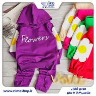 هودی شلوار دخترانه مدل Flower