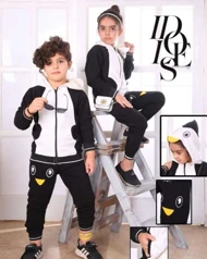 سویشرت شلوار زیپ‌دار طرح پنگوئن