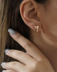 گوشواره حلقه‌ای قلب ژوپینگ