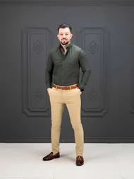 ترکیب رنگ سبز و کرم