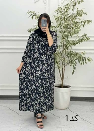 پیراهن پلاس سایز مادربزرگی 6053