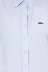 پیراهن پایه آستین بلند زنانه آبی روشن G082SZ004.000.1606324