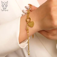 دستبند طرح قلب تیفانی