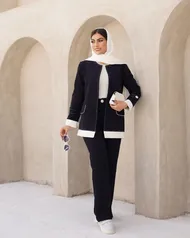 کت کراپ و شلوار زنانه