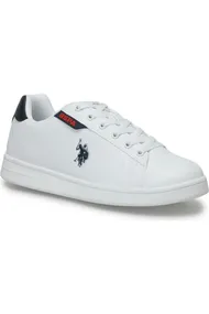 کفش ورزشی روزانه آناتومیک آناتومیک U.S.POLO ASSN COSTA 4FX WHITE Claret Red Comfort POLO24BYCOSTAB