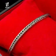 دستبندنقره مردانه کدdm1009