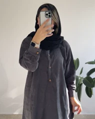 پیراهن مانتویی پاییزه آیه