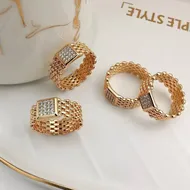 انگشتر رولکس نگین‌دار برند ژوپینگ