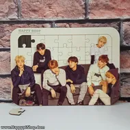 پازل چوبی BTS کد PZ - 292 یا عکس دلخواه شما