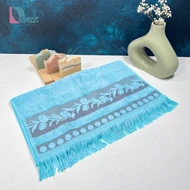 حوله دستی بزرگ توسان رنگ فیروزه ای