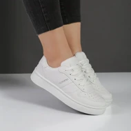 کفش اسپرت و راحتی زنانه و دخترانه رنگ سفید کد M805