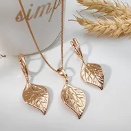 نیم ست طرح برگ ساده ژوپینگ کد 507