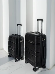 چمدان رزمری مدل Rose Merry RL-301-3S سایز بزرگ مشکی