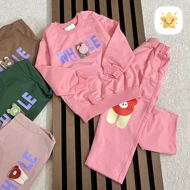 بلوز شلوار دخترانه پنبه جنس عالی مدل WHLE مناسب 2 تا 10 سال