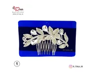 شانه مو مجلسی زنانه فلزی مدل پرنگین