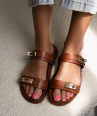 صندل زنانه دوسگک یراق کیفی