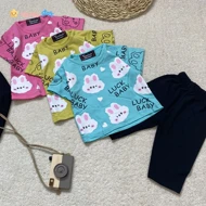 تیشرت ساپورت دخترانه پنبه خرگوش ابری 1 تا 4 سال