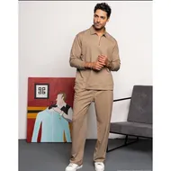 ست لباس اسپرت پاگانی رنگ نسکافه ای