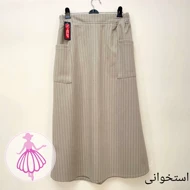 دامن فوتر دیپلمات بلند در رنگبندی متنوع(کد1423) (استخوانی)