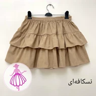 دامن زنانه مخمل عروسکی در رنگبندی متنوع(کد1422) (نسکافه ای)