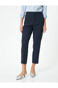 شلوار سیگاری با دور کمر باریک، جیب با جزئیات 4SAK40222UW